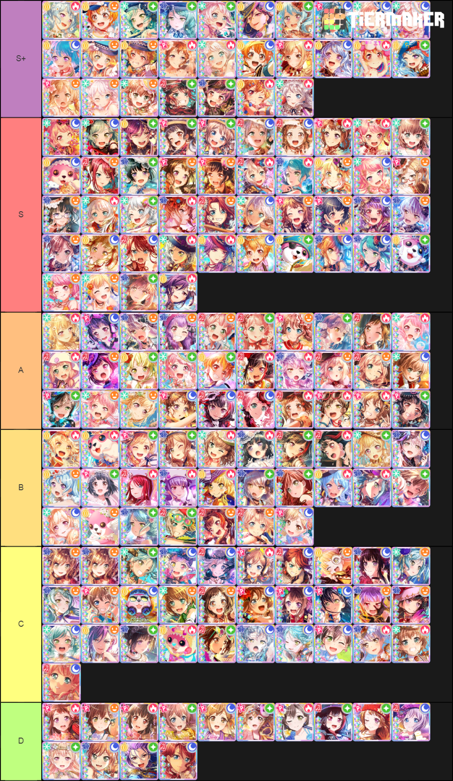 ehehe my fav cards
  as you can see my fav girl's  cards are still at the top because i can love...