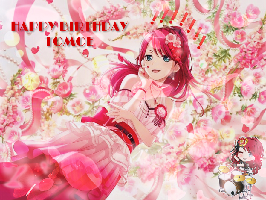 a little late but i would never miss tomoe’s birthday! 