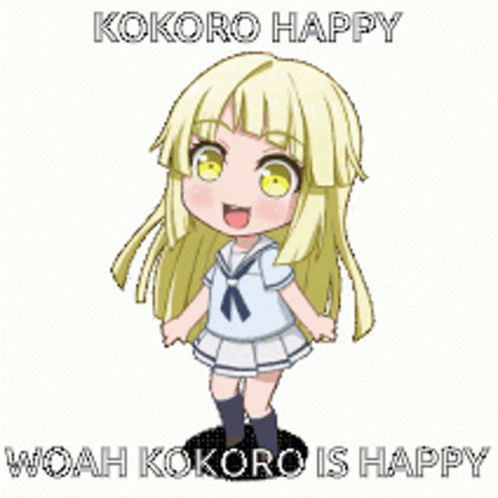 Like this to make Kokoro HAPPY