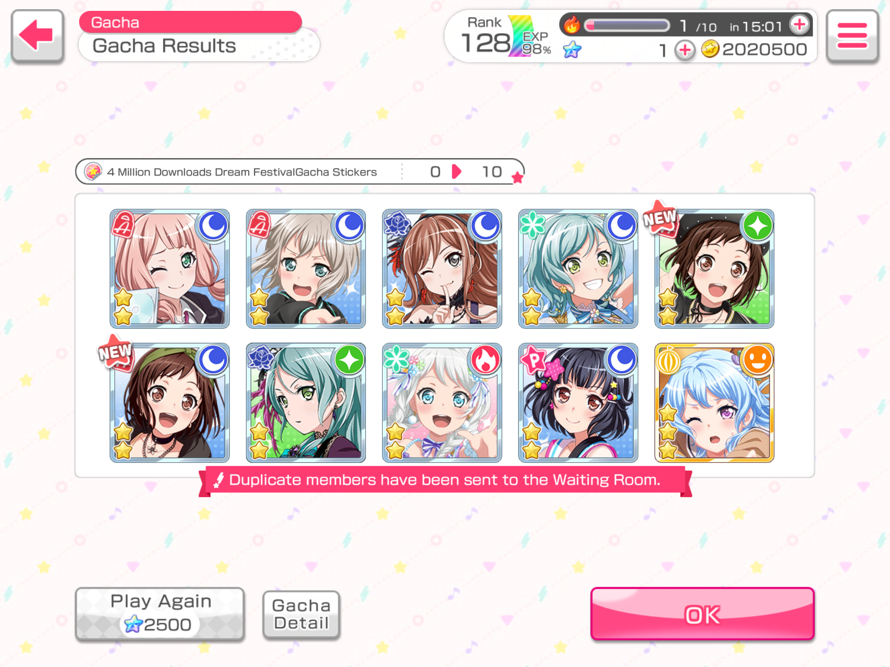Why is my luck so bad? T T...nvm i’m just gonna save up again cuz I don’t wanna do any pulls for the...