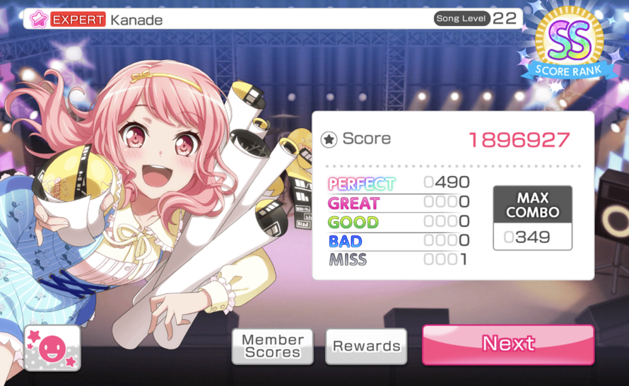 me: can i pls ap this 23 difficulty song. please

the game: hm? cant hear u over that ONE NOT...
