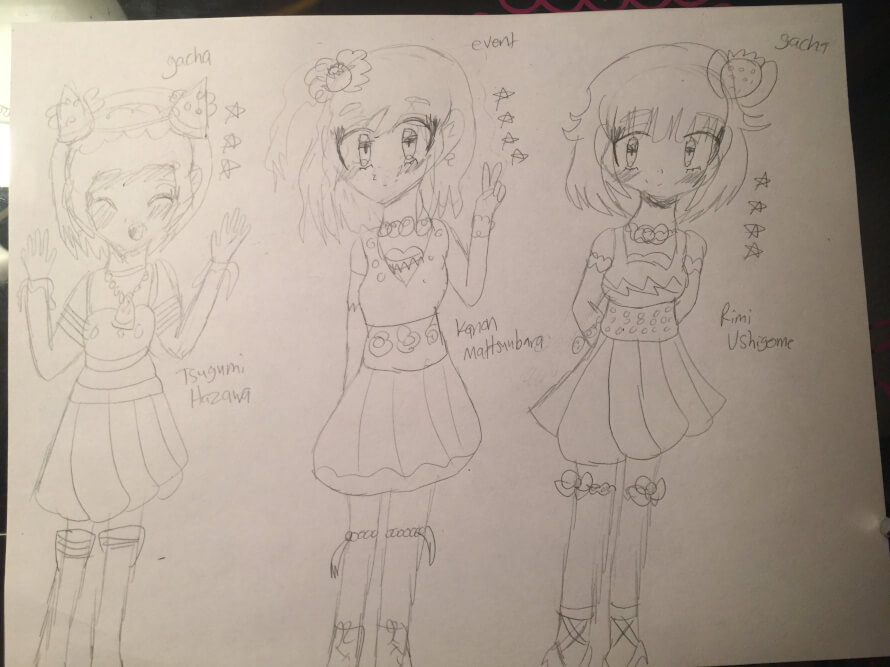 ok so last night i had an idea to make a set with Rimi and Kanon as 4 stars, Michelle and Tsugumi as...