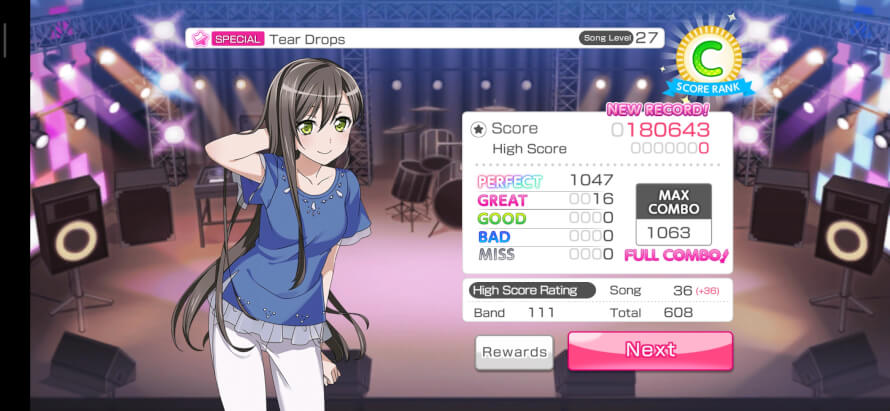 Tear Drops. Another full combo. 