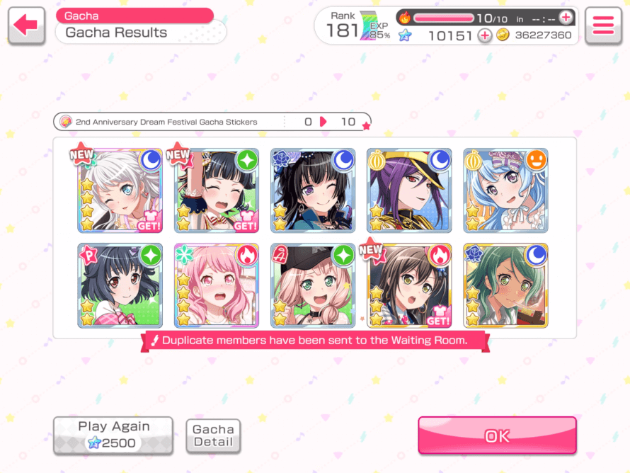 I didn’t get Kokoro but I was happy to get dreamfes Eve