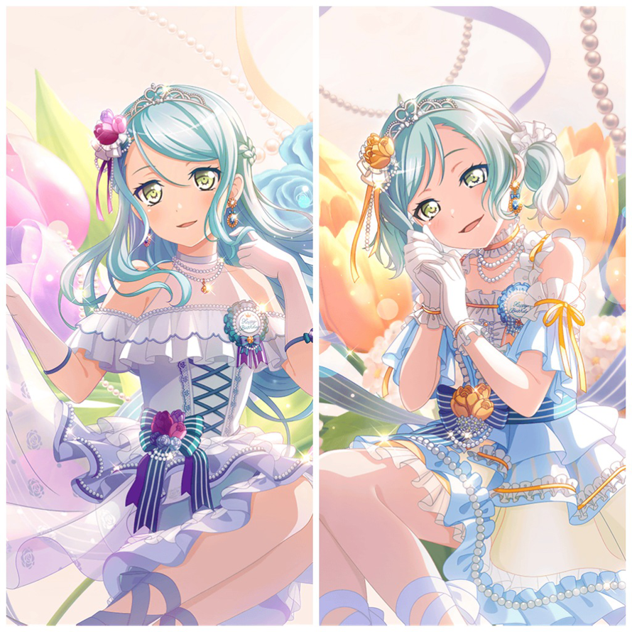 Hi I'm just here to say happy birthday to the Hikawas and theyre so pretty in these cards...