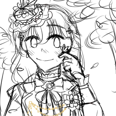 w.i.p of Mashiro!! Soon to be a completed drawing                             
  ; ; 