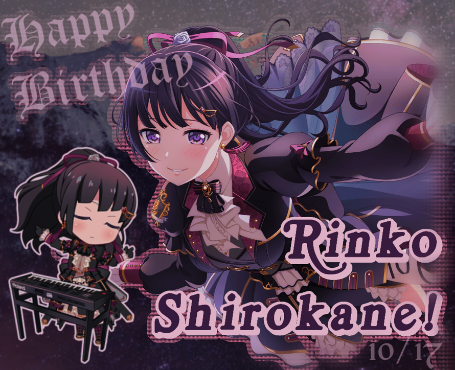 Happy  late  birthday Rinko! Here's a quick edit.