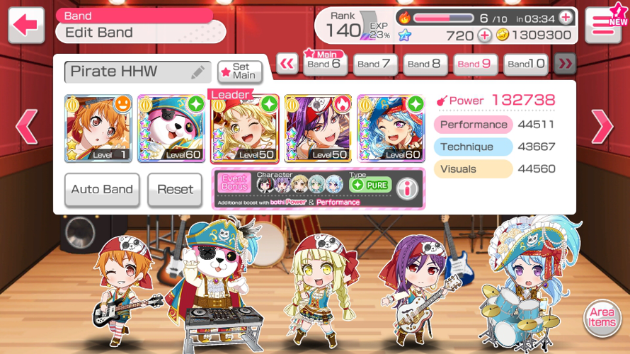 I caved in and got the event cards for pirate hhw, and now I've officially completed my first set!