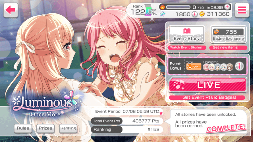 Finally got all the prizes~