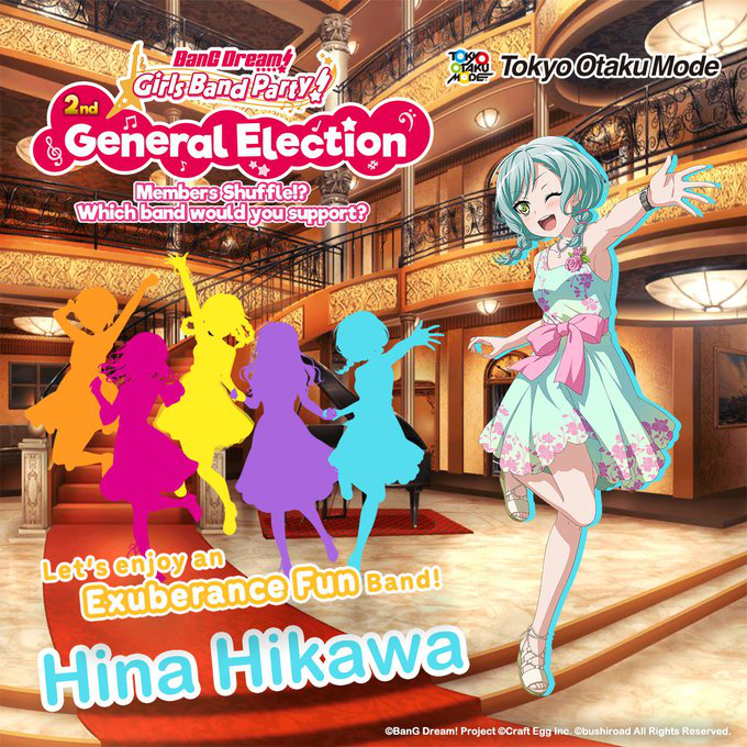   In case you haven't seen, EN released Hina's illustration today. Look how boppin' she is!