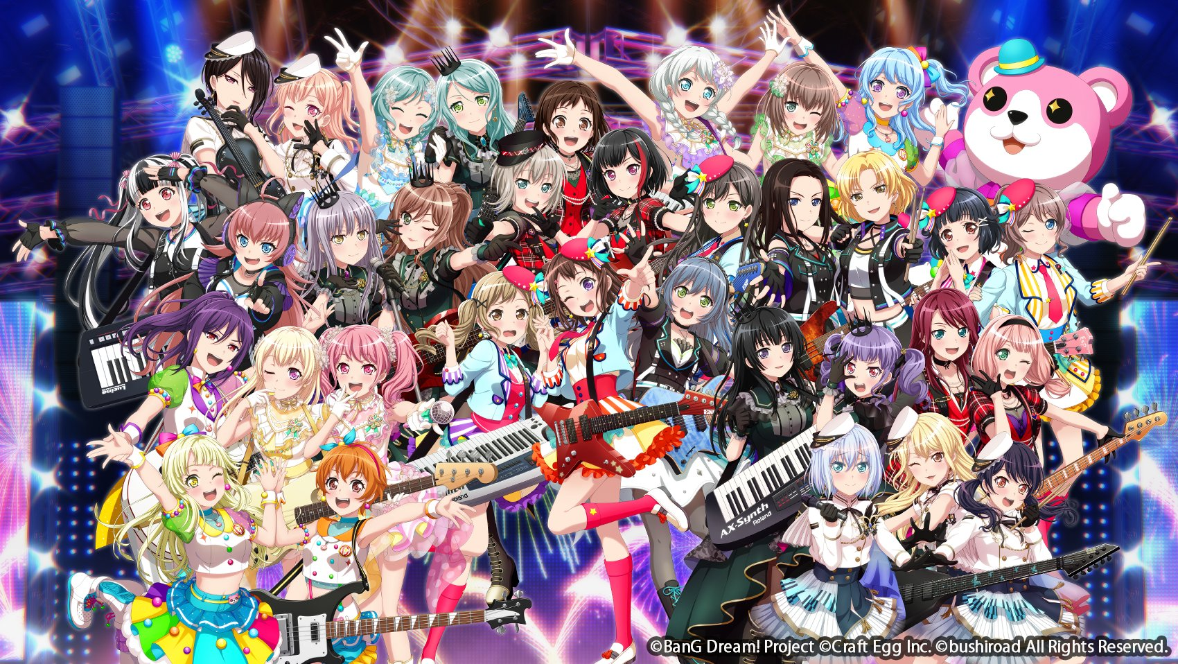 Characters list, BanG Dream!, Bandori Party - BanG Dream! Girls Band  Party
