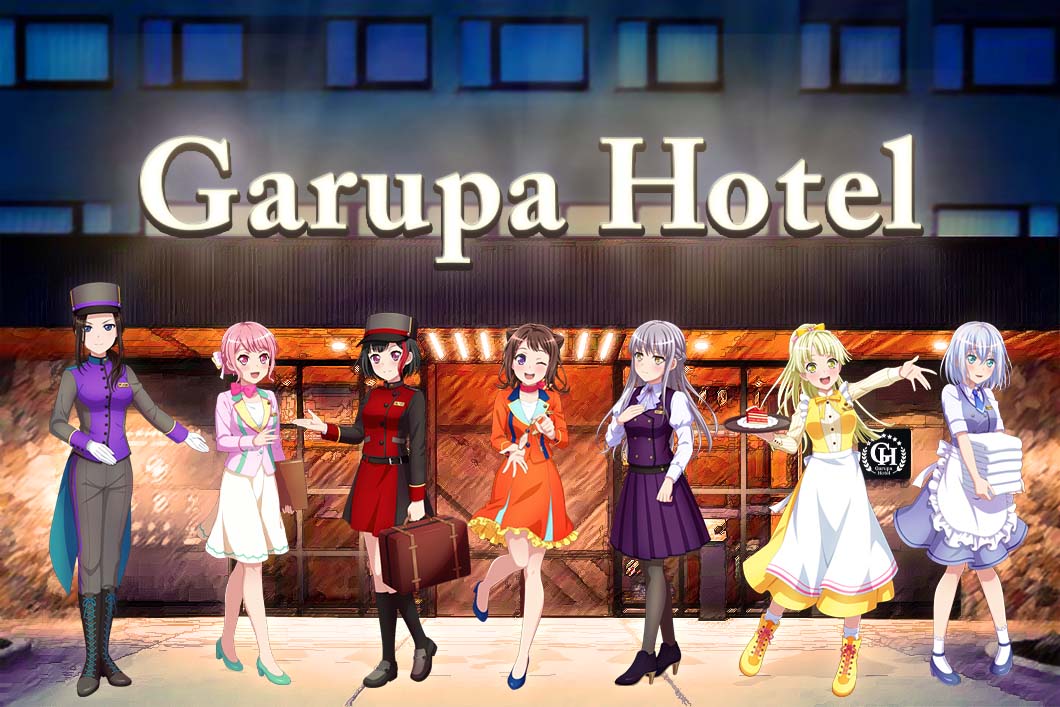 Garupa Hotel - Kasumi, Ran, Kokoro, Aya, Yukina, Mashiro, LAYER