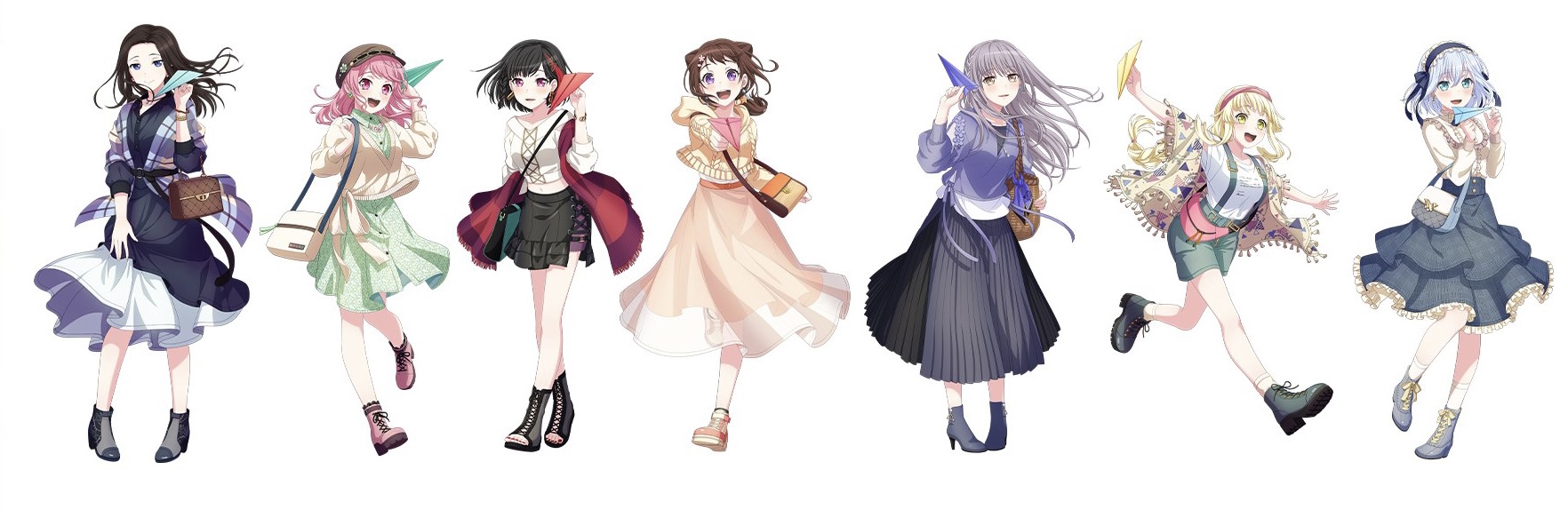 BanG Dream! ×アニメイトスプリングセレブレーション情報！ - Kasumi, Ran, Kokoro, Aya, Yukina, Mashiro, LAYER