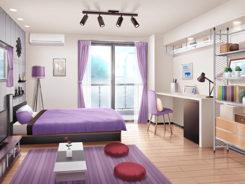 Kaoru's Room (Day, Open Curtains)