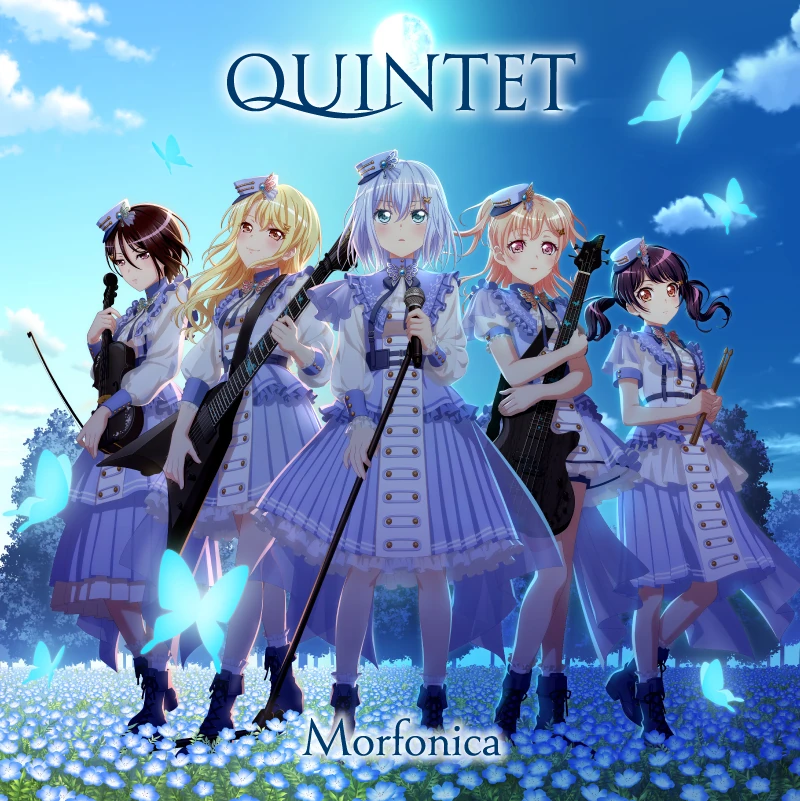Morfonica's 1st Album "QUINTET" Cover - Morfonica