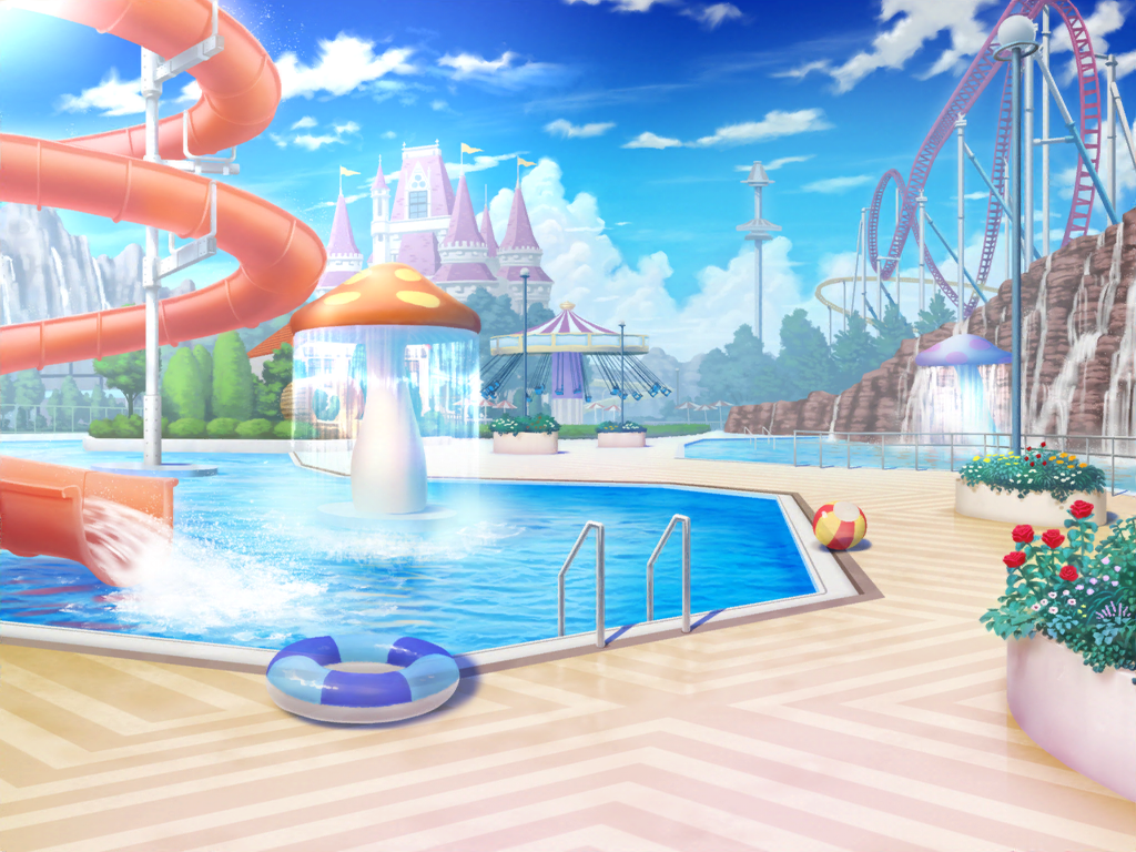 Water park | Backgrounds list | Gallery | Girls Band Party | Bandori Party  - BanG Dream! Girls Band Party