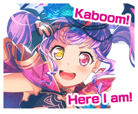 Determined Darkness, Blue Rose Pride “Kaboom! Here I am!”