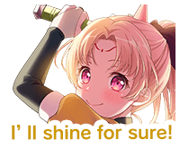  I'll shine for sure!