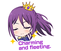  Charming and fleeting.