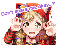 Poppin' Halloween Parade♪ “Don't scare me, okay...?”