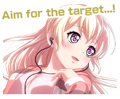 Aim for the target...!