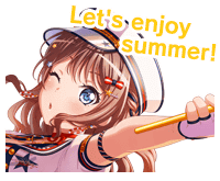 Let's enjoy summer!