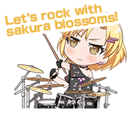Let's rock with sakura blossoms!