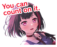 You can count on it.