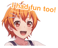 I had fun too!