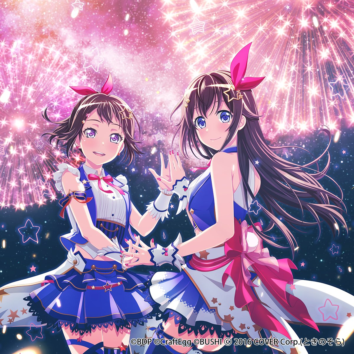 Hololive Collaboration Illustration: Poppin'Party - Kasumi