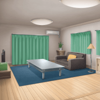 Modern Green Interior
