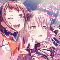 BanG Dream! 9th☆LIVE The Beginning Commemorative Shikishi