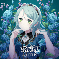 Roselia's 14th Single "VIOLET LINE" Sayo Ver. Cover