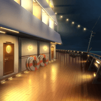 Cruise ship / boat (Hello, Happy World!)