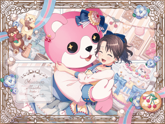 Misaki Okusawa - Happy - Precious Birthday! | Cards list