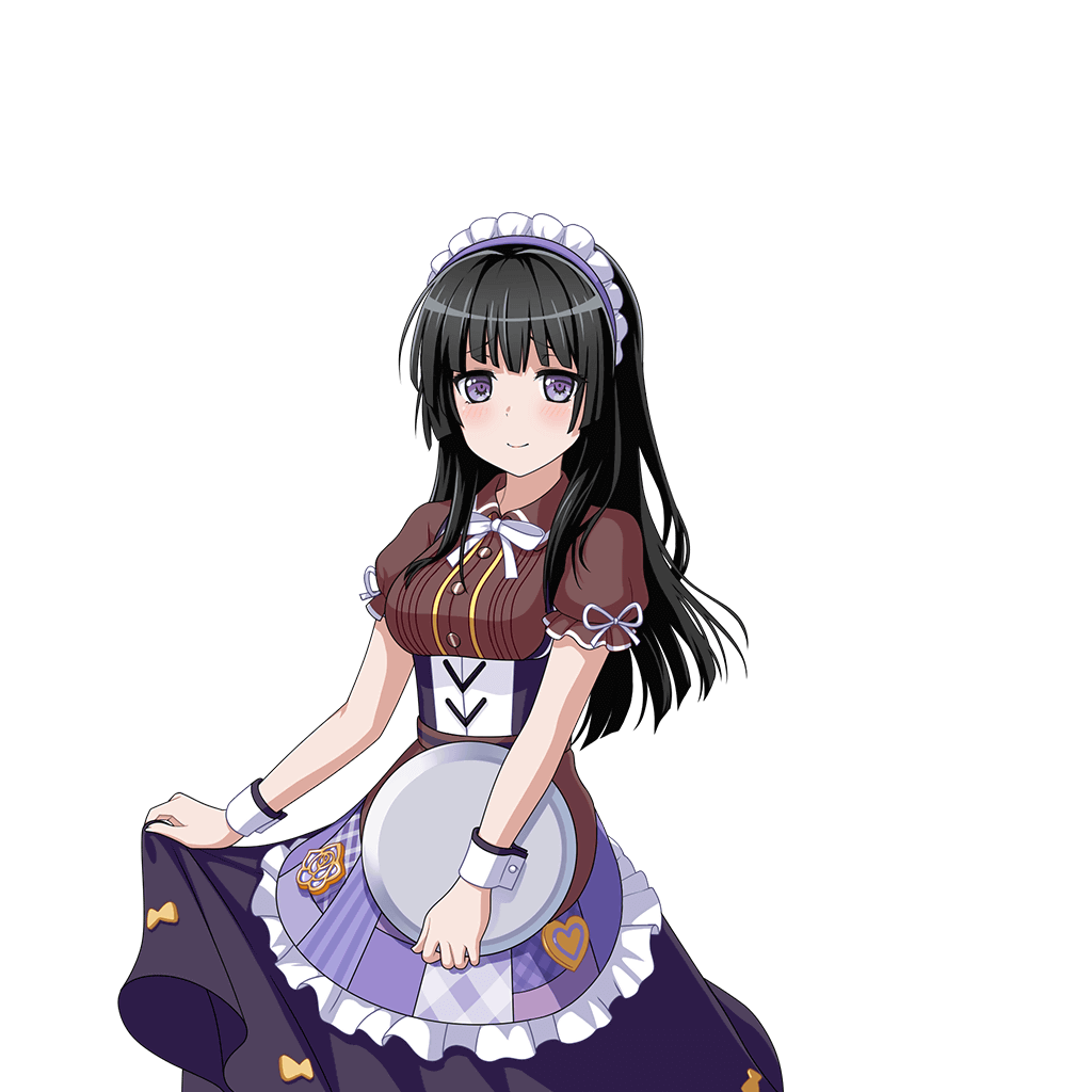 Rinko Shirokane - Power - Blue rose maid - Card | Bandori Party - BanG