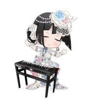 ★★★★ Rinko Shirokane - Pure - Me And My Piano - Chibi