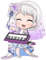 Eve Wakamiya - Happiness Blooms From a Bride's Hand - Chibi