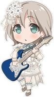 Moca Aoba - The Melody of Fluttering Cherry Blossoms - Chibi
