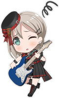 ★★ Moca Aoba - Pure - These Colourless Sentiments - Chibi
