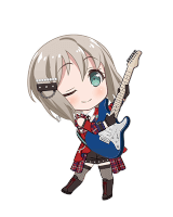 Moca Aoba - Always On The Roof, Every Day - Chibi