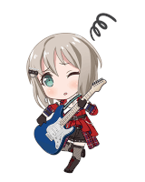 ★★ Moca Aoba - Happy - Always On The Roof, Every Day - Chibi