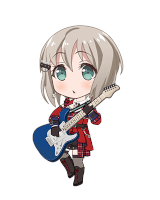 Moca Aoba - Always On The Roof, Every Day - Chibi