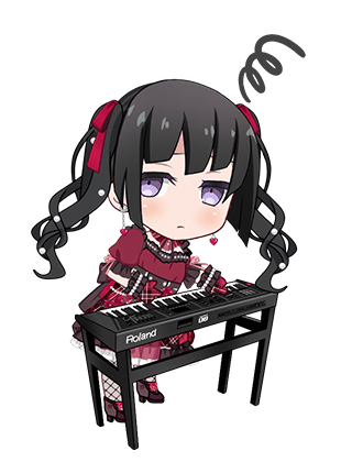 ★★ Rinko Shirokane - Cool - Coloured in Deep Crimson - Chibi