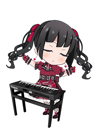 ★★ Rinko Shirokane - Cool - Coloured in Deep Crimson - Chibi