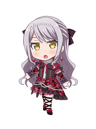Yukina Minato - Concentrating on the Fingertips - Chibi