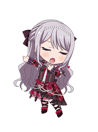 Yukina Minato - Concentrating on the Fingertips - Chibi