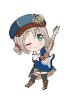 ★★★★ Moca Aoba - Happy - Bread Given To Me By A Hero - Chibi