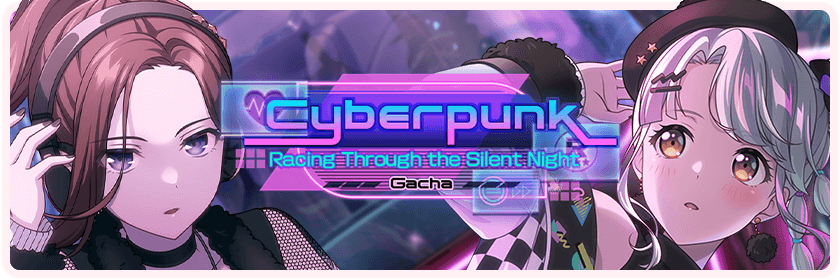 Cyberpunk Racing Through the Silent Night Gacha