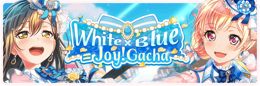 White x Blue = Joy! Gacha